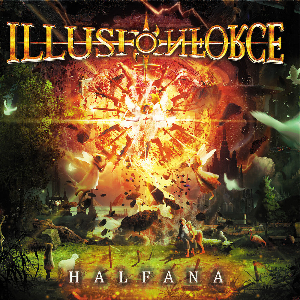 the album cover for Illusion Force - Halfana