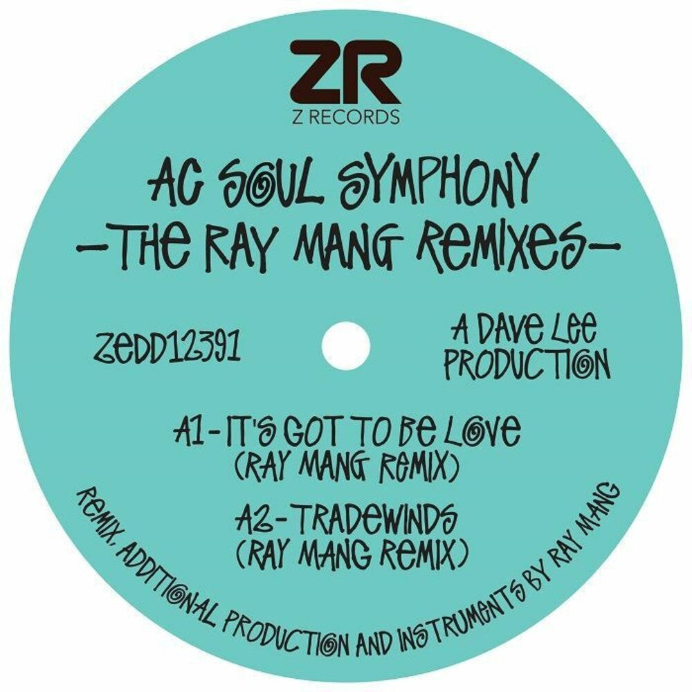 the album cover for AC Soul Symphony - Ray Mang Remixes