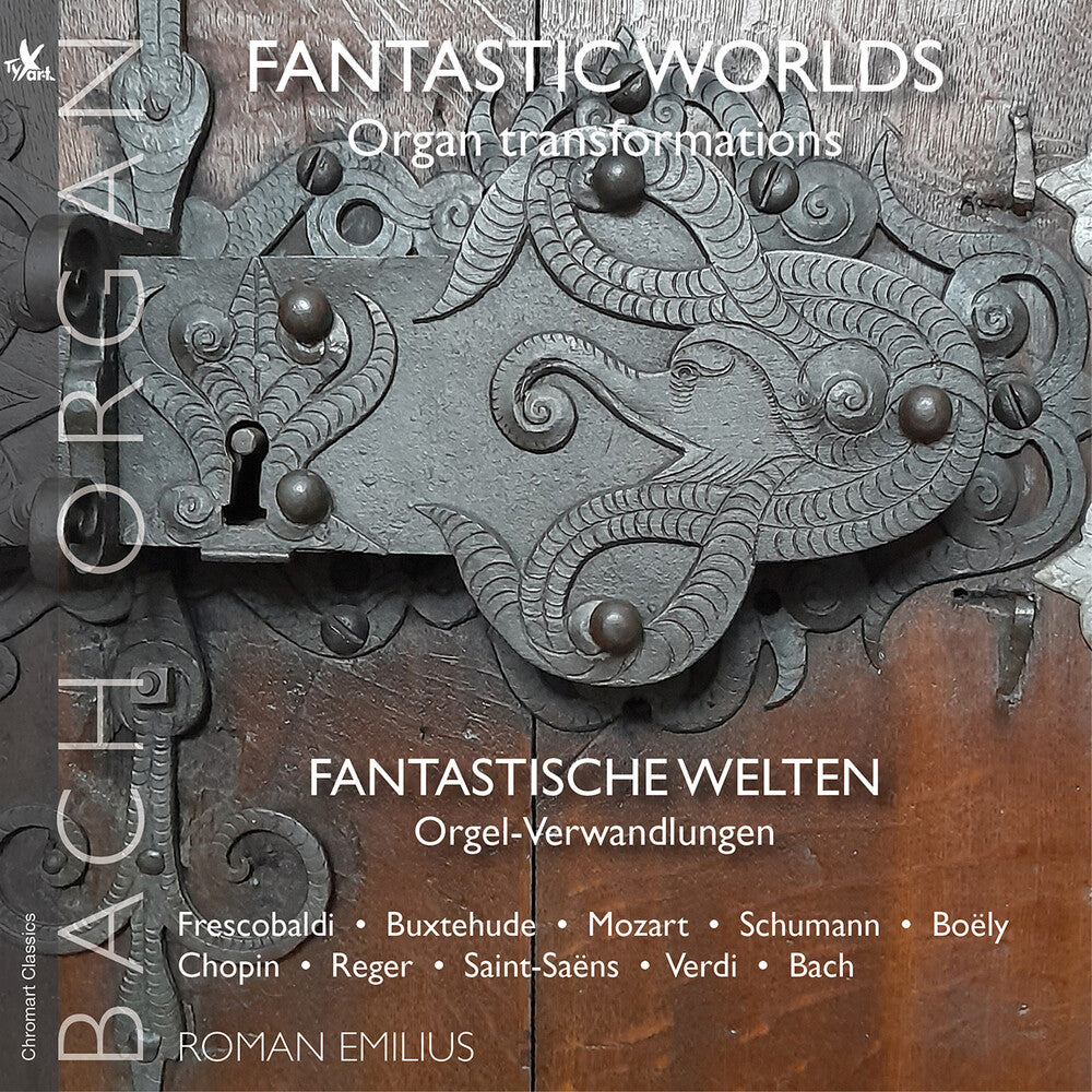 the album cover for J Bach .S. / Buxtehude / Emilius - Fantastic Worlds