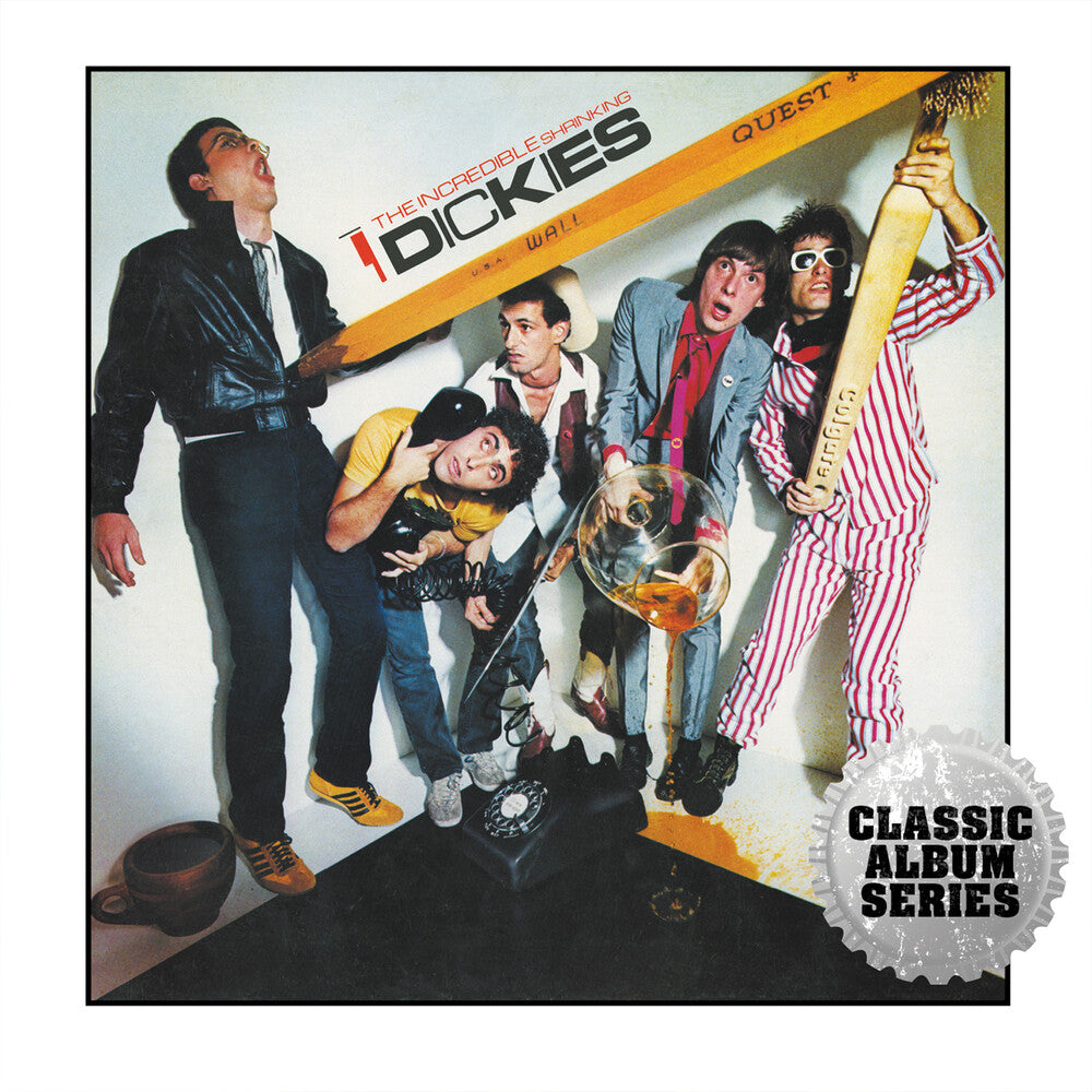 the album cover for Dickies - Incredible Shrinking Dickies: Classic Album Series