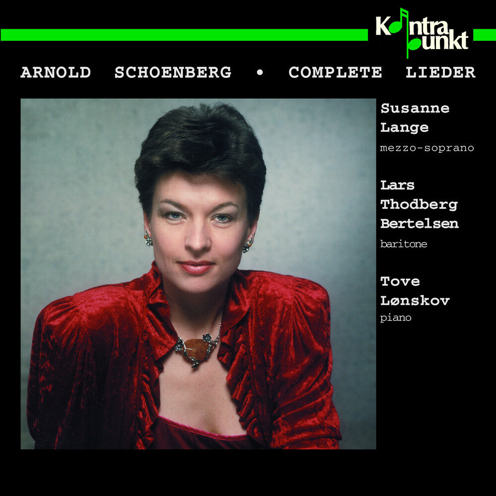 the album cover for Schoenberg / Lange / Bertelsen - Lieder