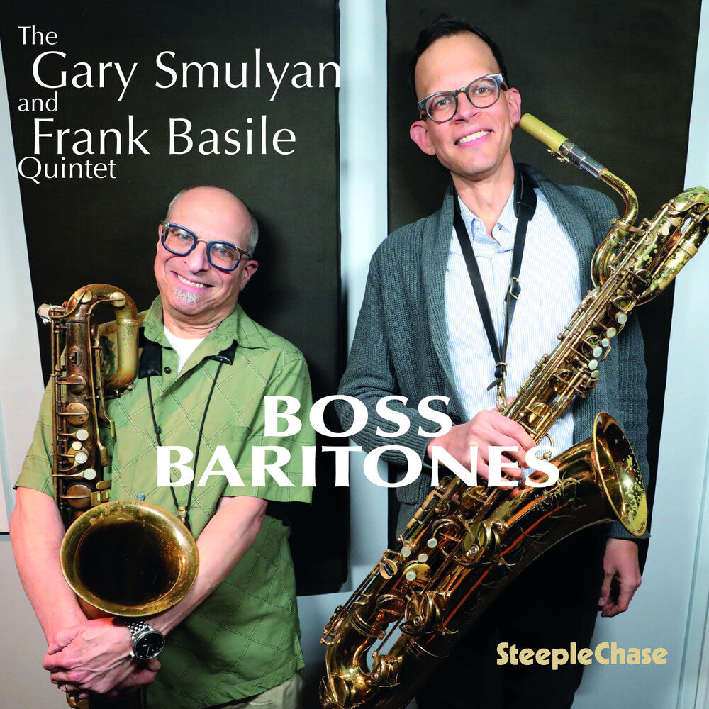 the album cover for Gary Smulyan / Basile,Frank - Boss Baritones (Uk)