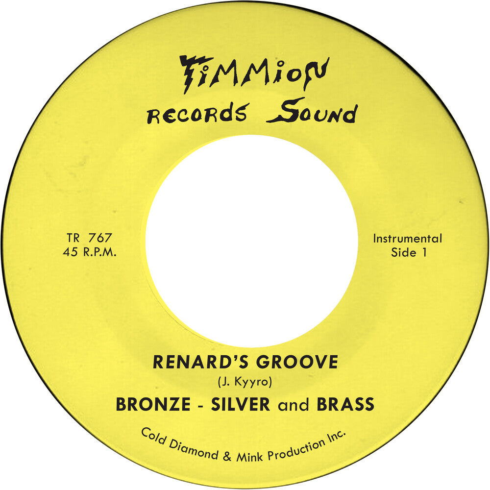 the album cover for Bronze Silver & Brass - Renard's Groove