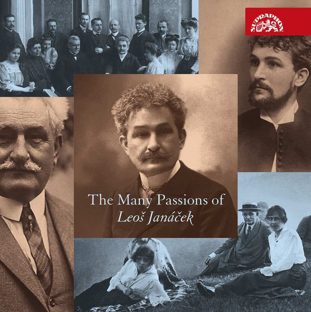 the album cover for Janacek / Domaninska / Benackova - Many Passions Of Leos Janacek