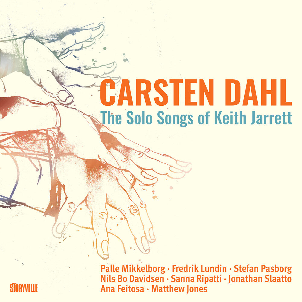 the album cover for Carsten Dahl / Young,Victor - Solo Songs Of Keith Jarrett