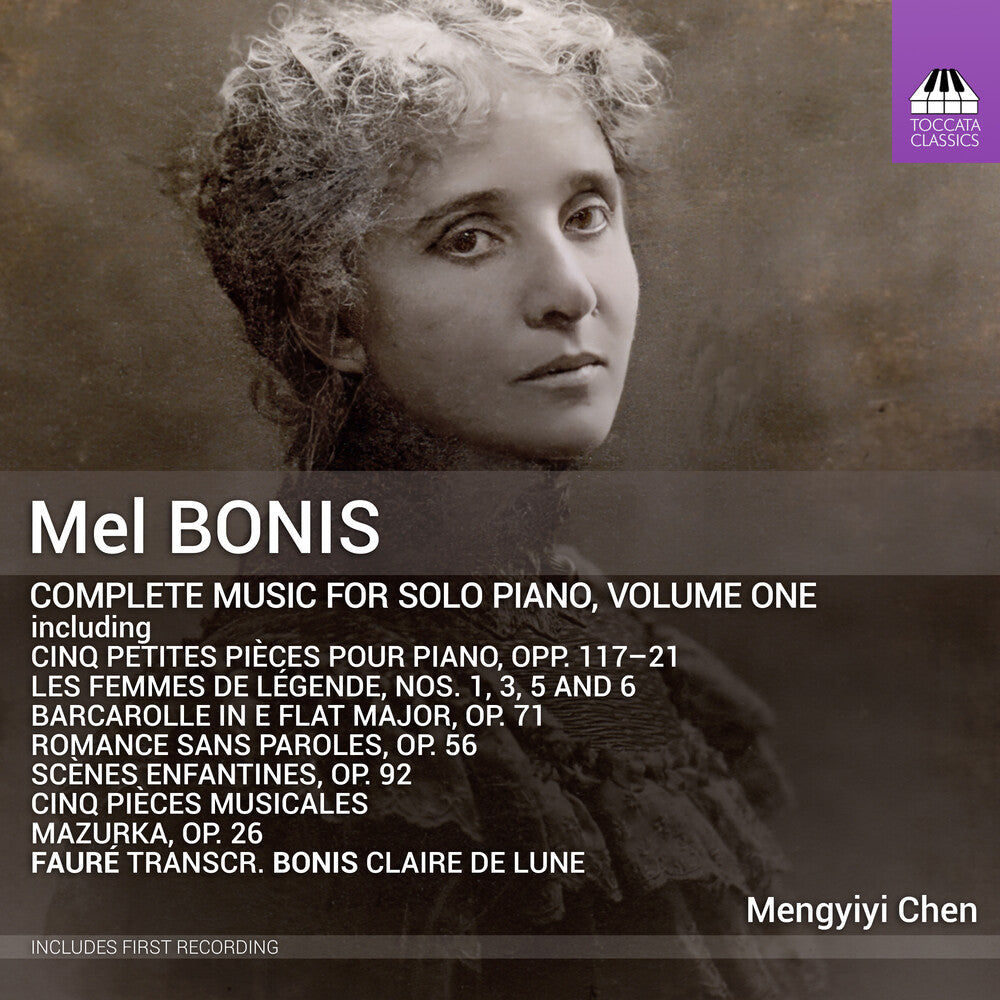 the album cover for Bonis / Chen - Complete Music For Solo Piano Vol. 1