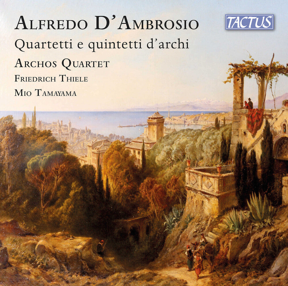the album cover for D'ambrosio / Jeska / Odvody - Quartetti E Quintetti D'archi