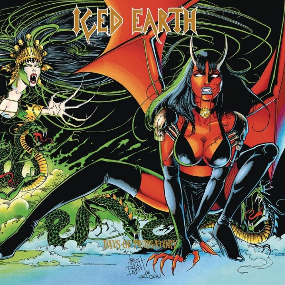 the album cover for Iced Earth - Days Of Purgatory