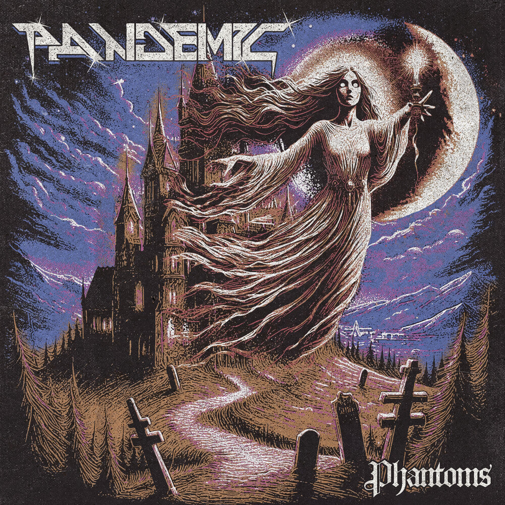 the album cover for Pandemic - Phantoms (Aus)
