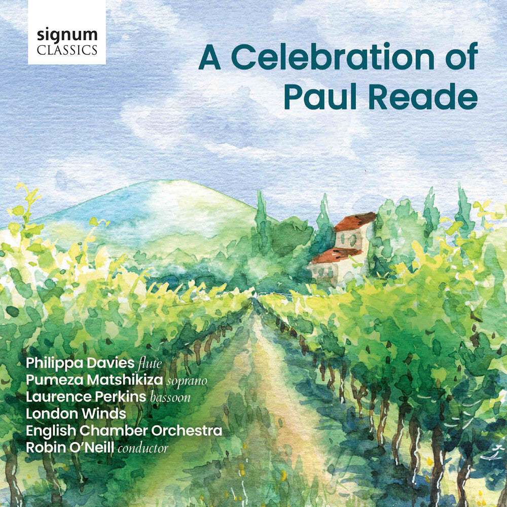 the album cover for Reade / Davies / English Chamber Orchestra - Celebration Of Paul Reade