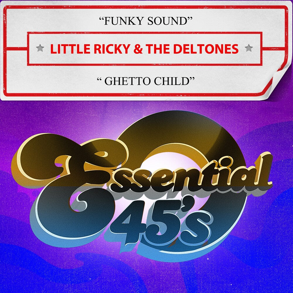 the album cover for Little Ricky & The Deltones - Funky Sound / Ghetto Child (Mod)