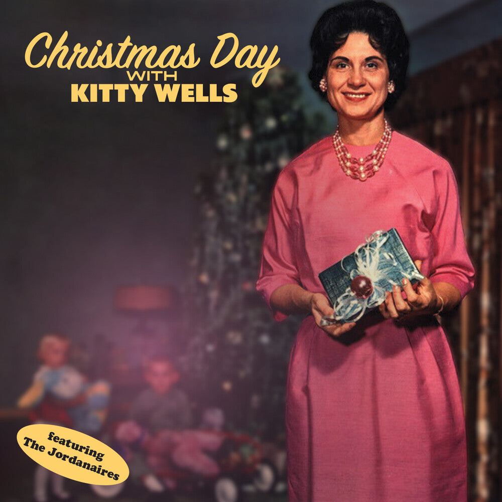 the album cover for Kitty Wells & The Jordanaires - Christmas Day With Kitty Wells (Mod)