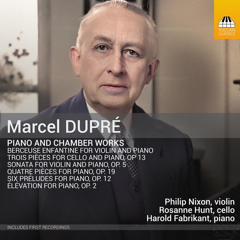 the album cover for Dupre / Nixon / Fabrikant - Piano & Chamber Works