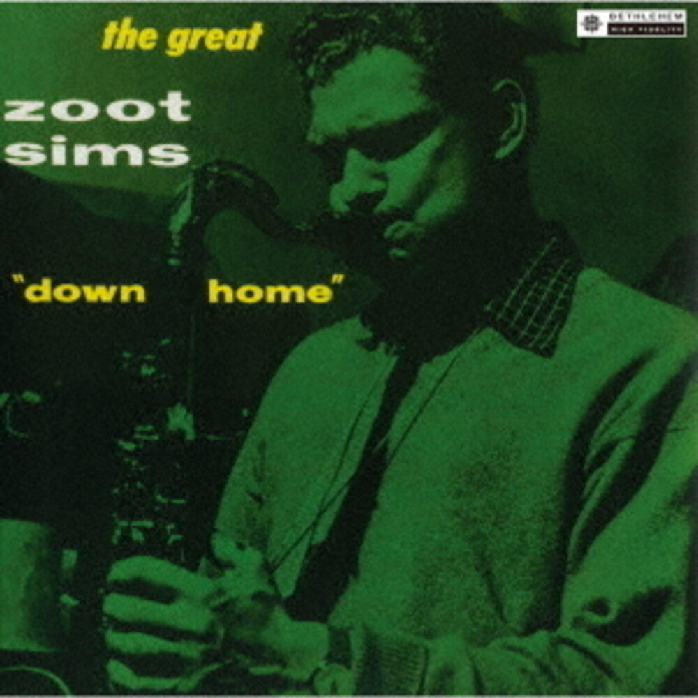 the album cover for Zoot Sims - Down Home + 6 (Jpn)