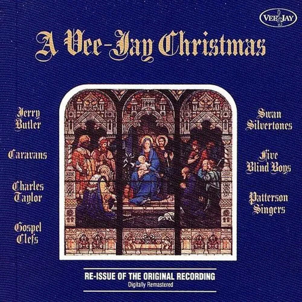 the album cover for Vee-Jay Christmas / Various - A Vee-Jay Christmas