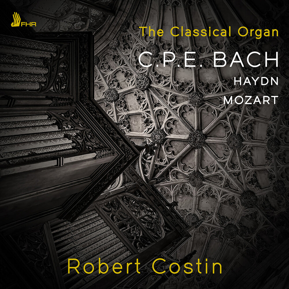 the album cover for C Bach .P.E. / Haydn / Costin - Classical Organ