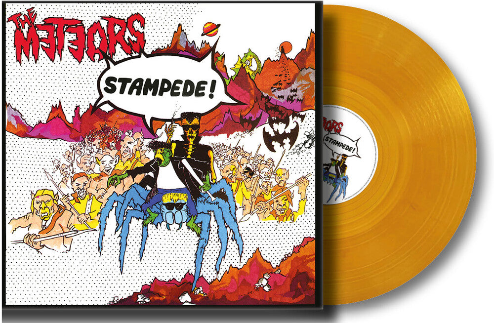 the album cover for Meteors - Stampede (Ger)