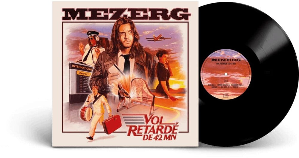 the album cover for MEZERG - Vol Retarde De 42 Mn
