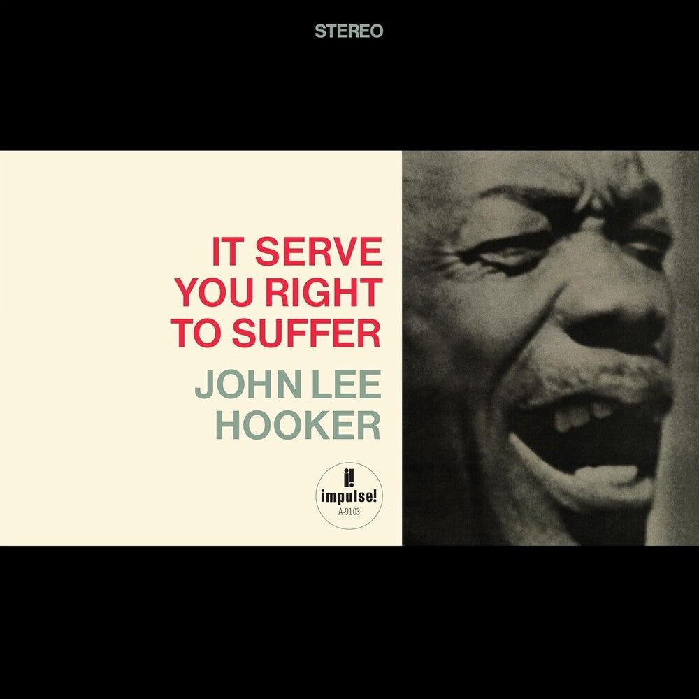 the album cover for John Hooker Lee - It Serve You Right To Suffer (Acoustic Sounds Ser)