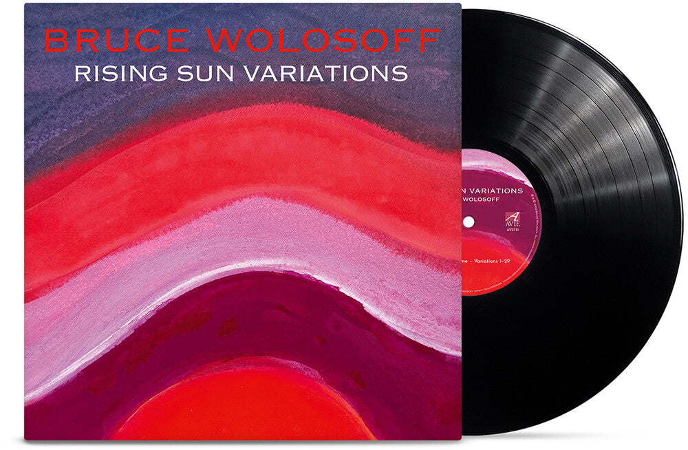 the album cover for Bruce Wolosoff - Rising Sun Variations