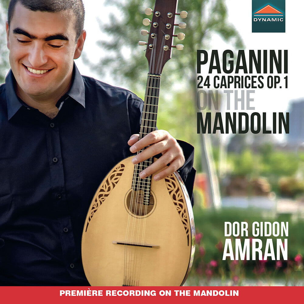 the album cover for Paganini / Dor Gidon Amran - 24 Caprices Op. 1 On The Mandolin