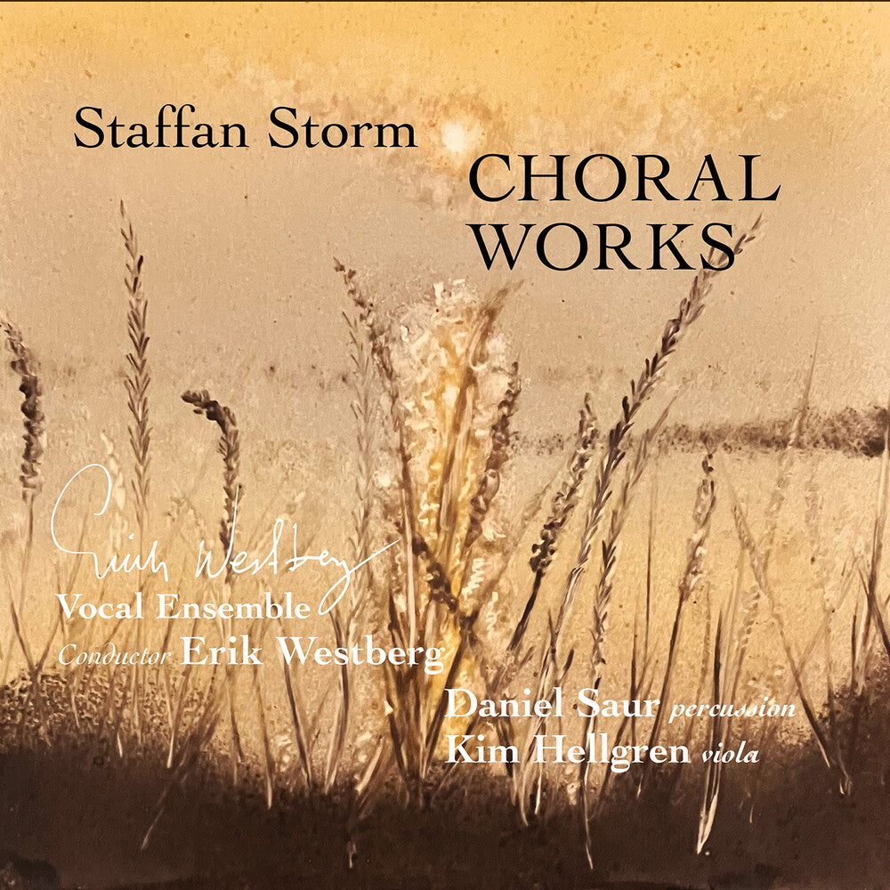 the album cover for Storm / Erik Westberg Vokalensemble - Choral Works