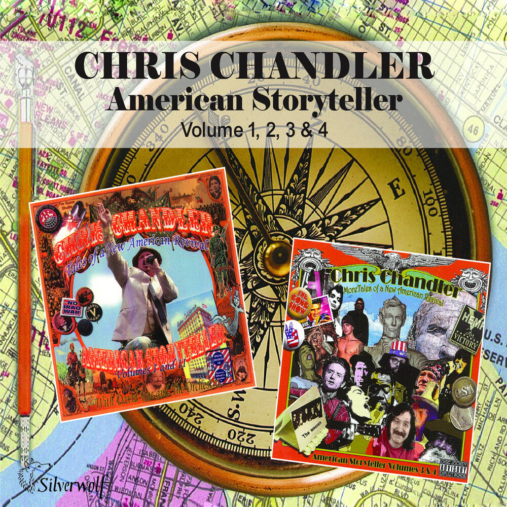 the album cover for Chris Chandler - American Storyteller Volume 1-4 (Box)