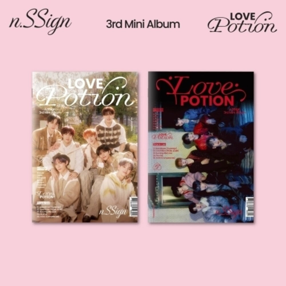 the album cover for N.Ssign - Love Potion (Post) (Stic) (Phob) (Phot) (Asia)