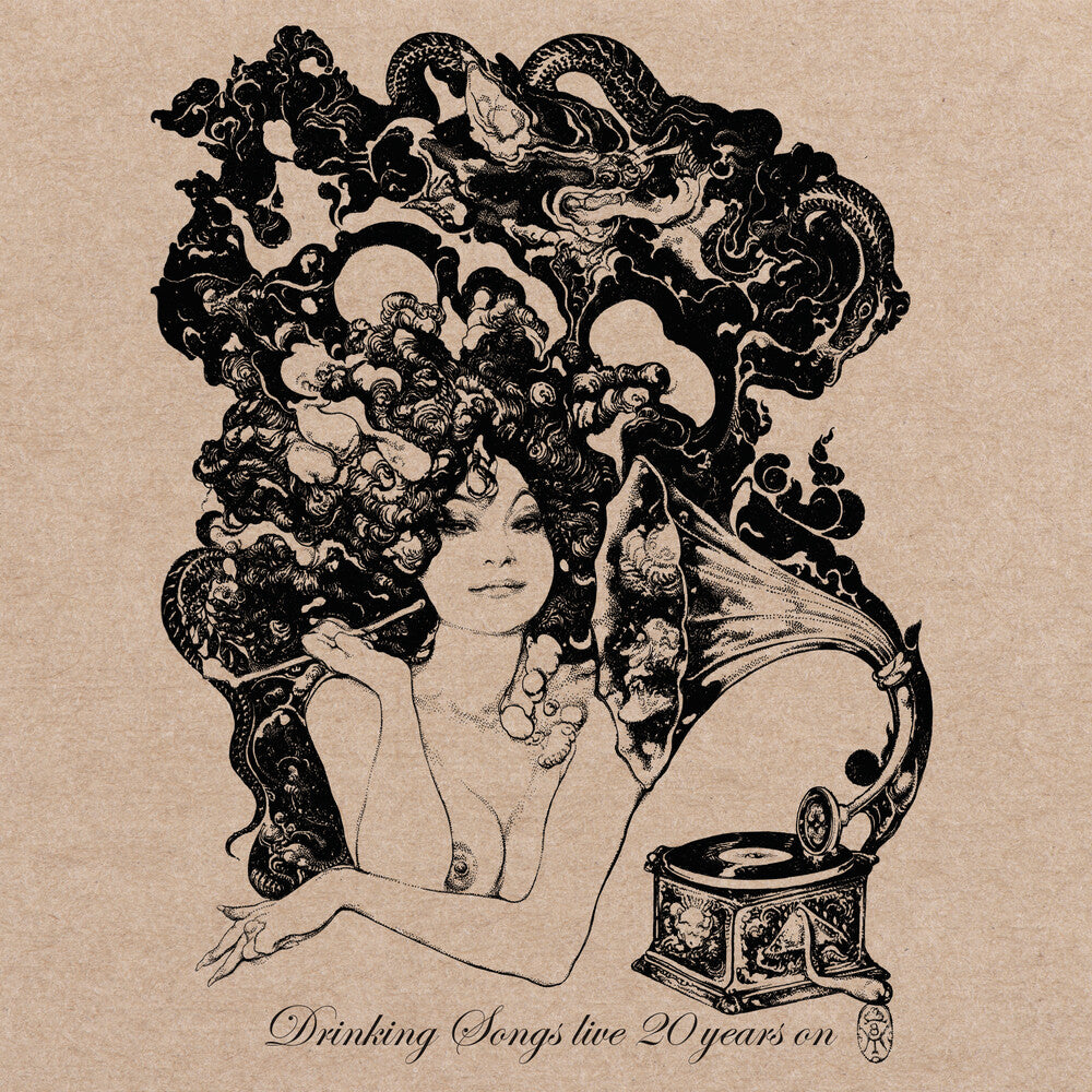 the album cover for Matt Elliot - Drinking Songs Live 20 Years On