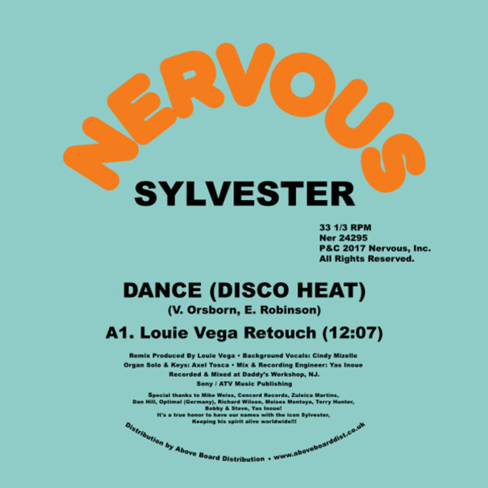 the album cover for Sylvester - Dance (Disco Heat) (Louie Vega Remixes)