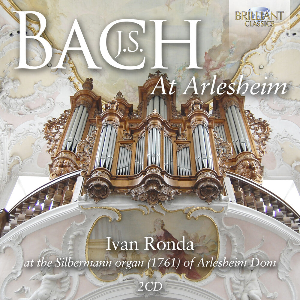 the album cover for J Bach .S. / Ronda - At Arlesheim
