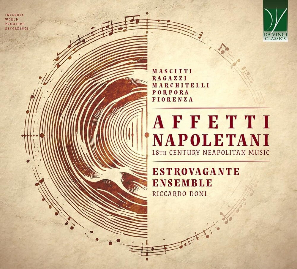 the album cover for Estrovagante Ensemble / Riccardo Doni - 18th Century Neapolitan Music (Ita)