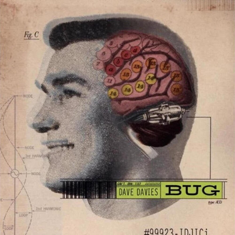 the album cover for Davies, Dave - Bug