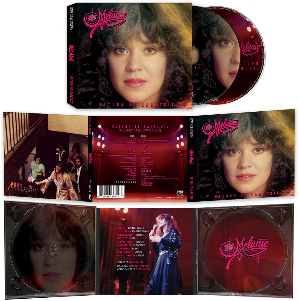 the album cover for Melanie - Return To Carnegie