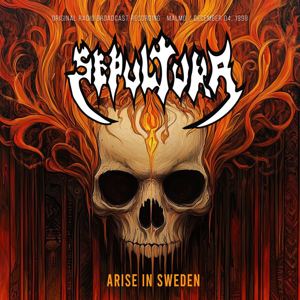 the album cover for Sepultura - Arise In Sweden / Radio Broadcast 1998