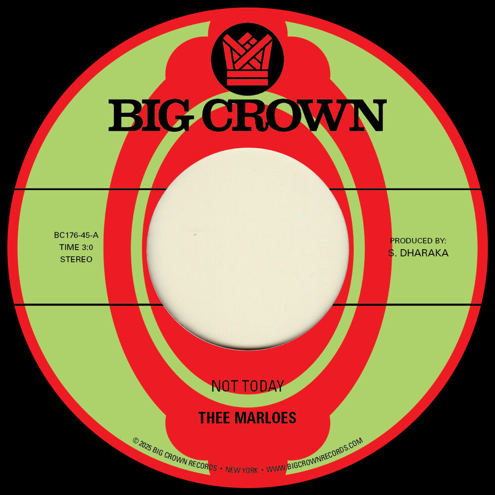 the album cover for Thee Marloes - Not Today B/W Over