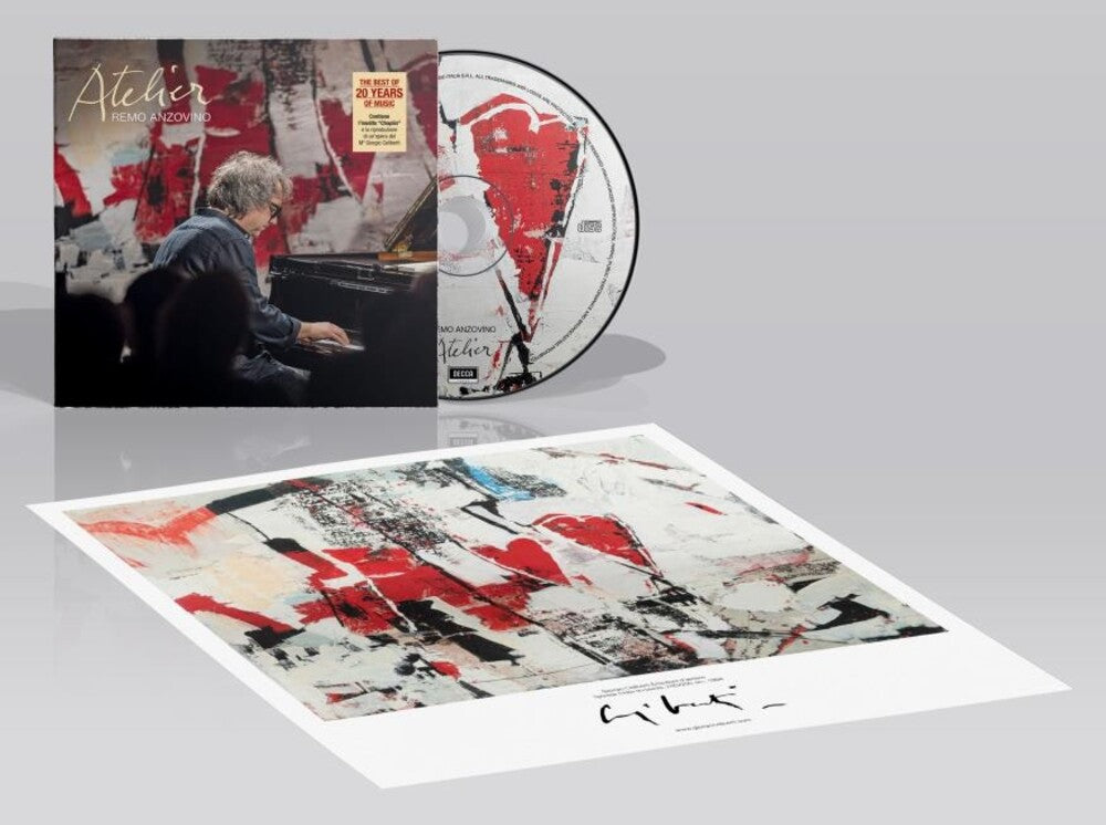 the album cover for Remo Anzovino - Atelier (Ita)