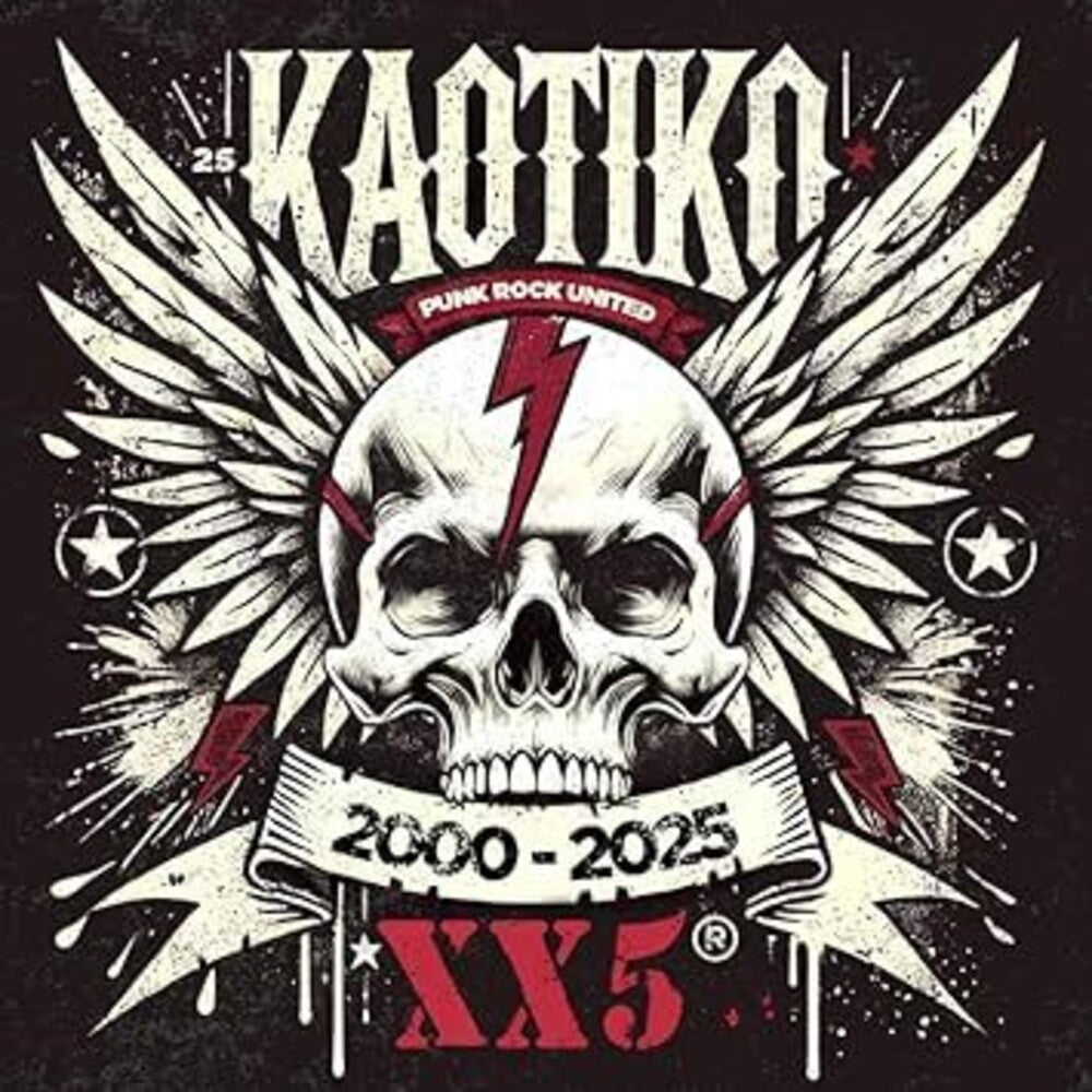 the album cover for Kaotiko - Xx5 - Black & Red Colored Vinyl + Cd (W/Cd) (Blk)