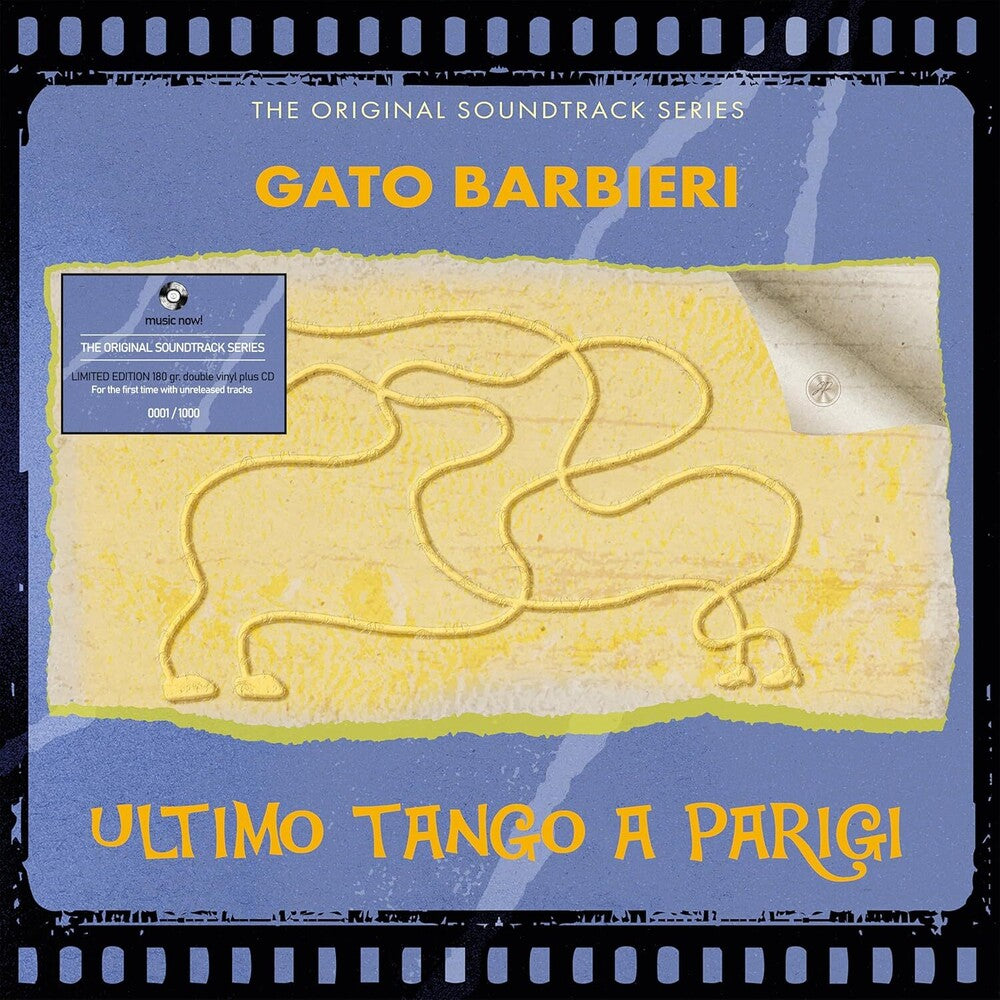 the album cover for Gato Barbieri (W/Cd) (Blue) (Colv) (Ltd) (Ogv) - Ultimo Tango A Parigi - O.S.T. - Blue Vinyl (W/Cd)