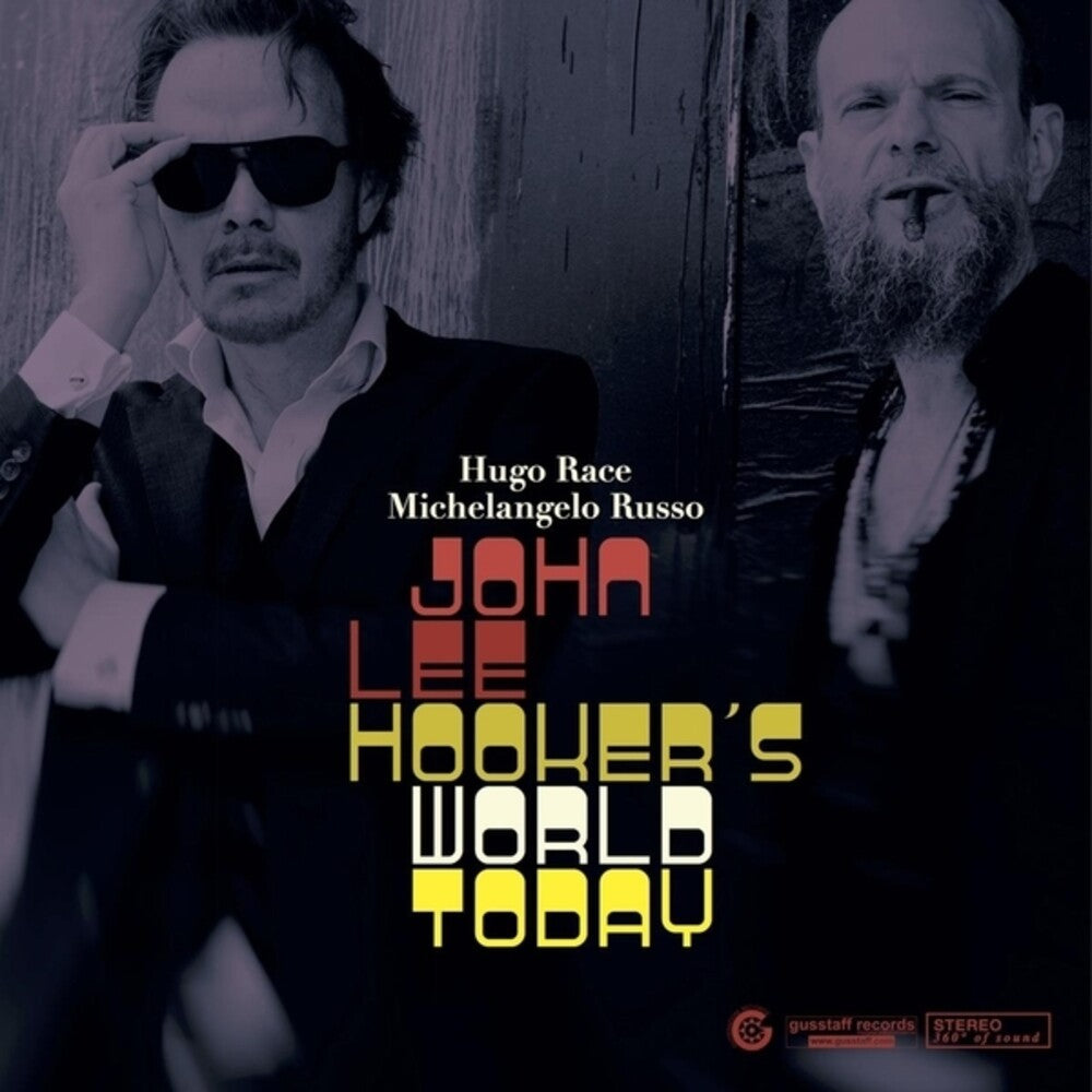 the album cover for Hugo Race / Russo,Michelangelo - John Lee Hooker's World Today