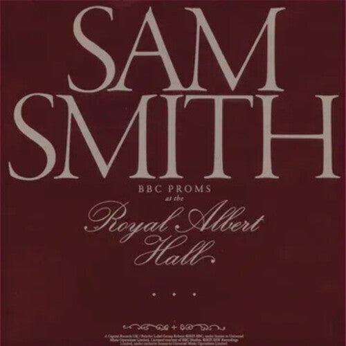 Sam Smith - BBC Proms At The Royal Albert Hall 2LP