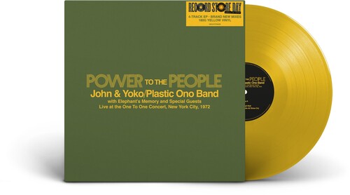 John & Yoko / Plastic Ono Band - Power To The People: Live at the One To One Concert, New York City, 1972 EP