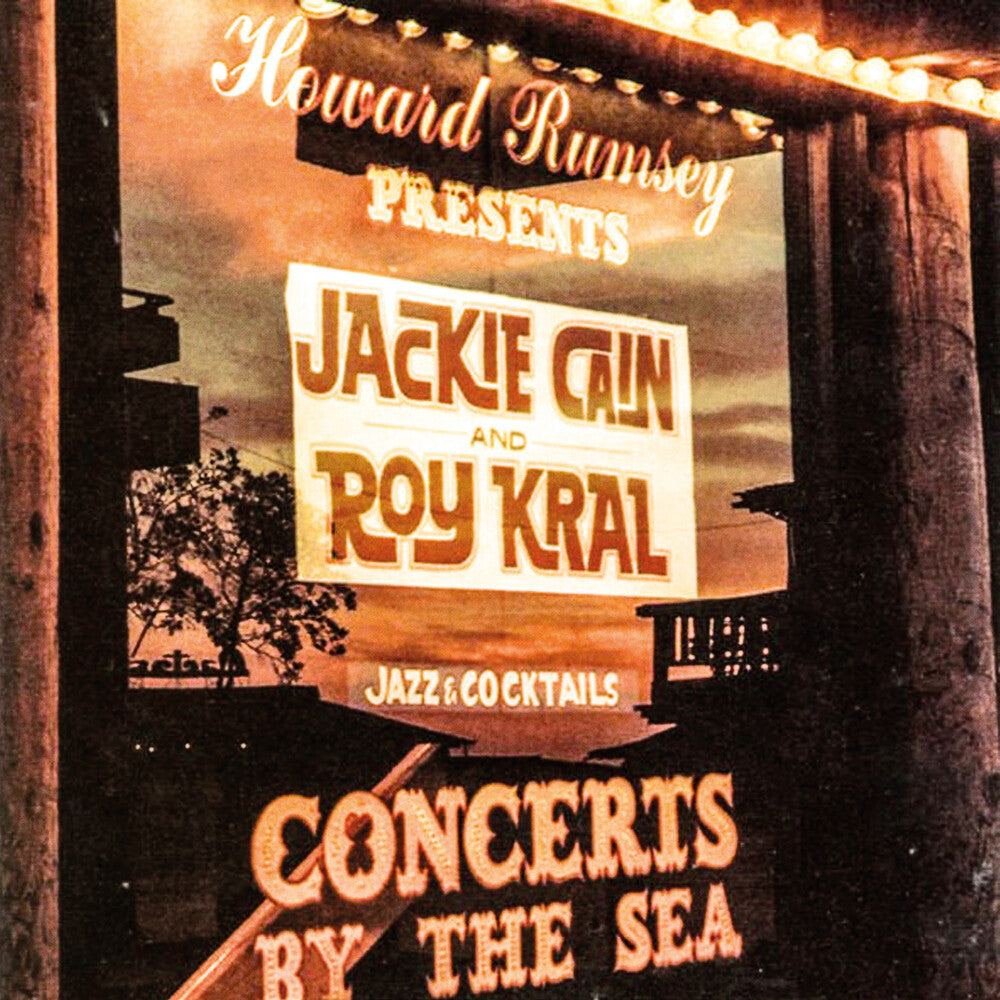 the album cover for Jackie Cain / Kral,Roy - Concerts By The Sea (Mod)