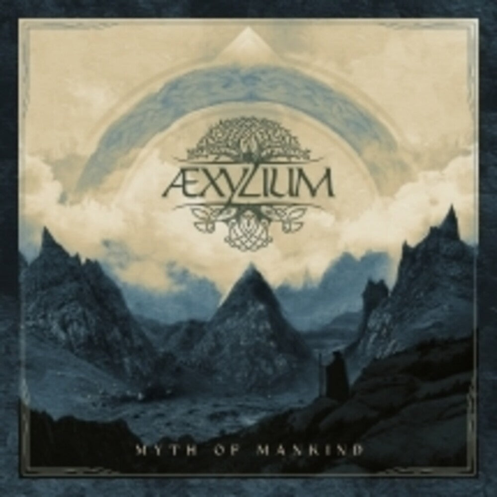 the album cover for Aexylium - Myth Of Mankind