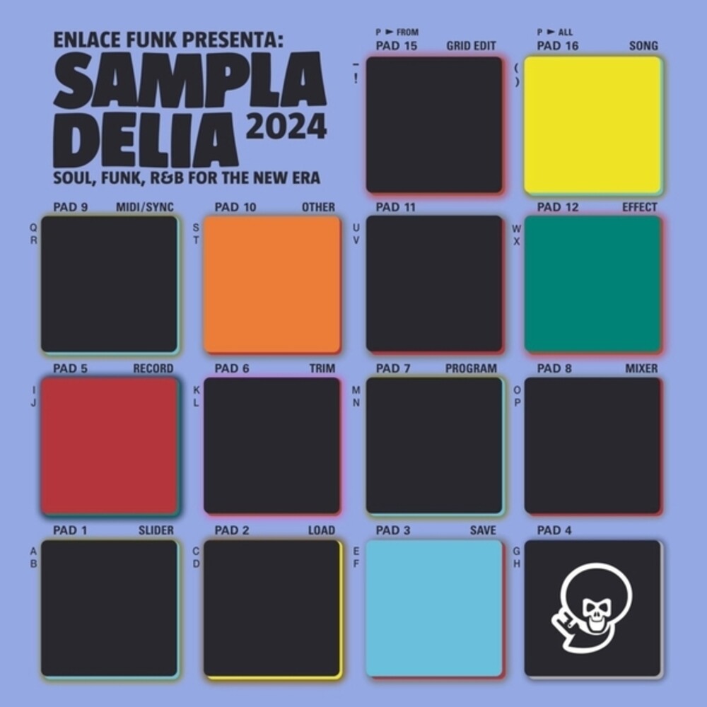 the album cover for Sampladelia 2024 / Various - Sampladelia 2024
