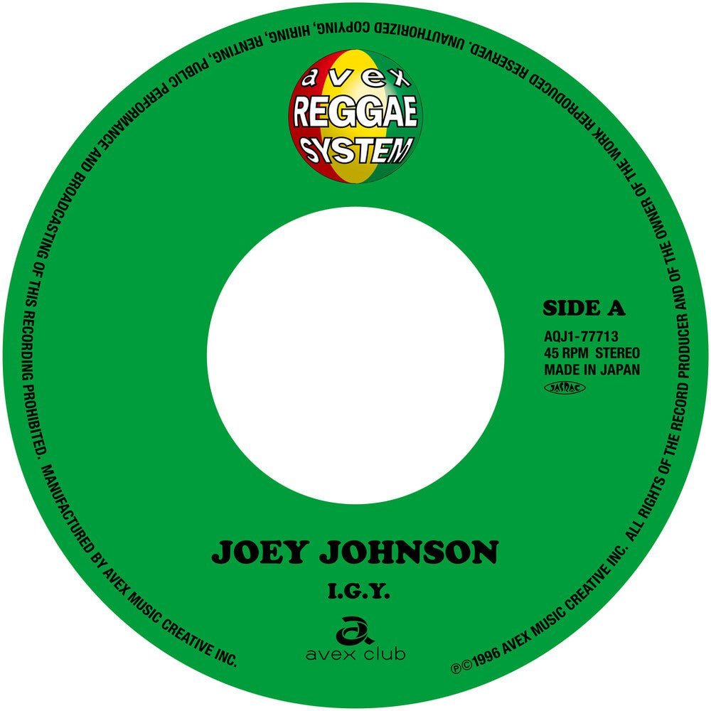 Pre-Order: Joey Johnson - I.G.Y. / Right Here Waiting