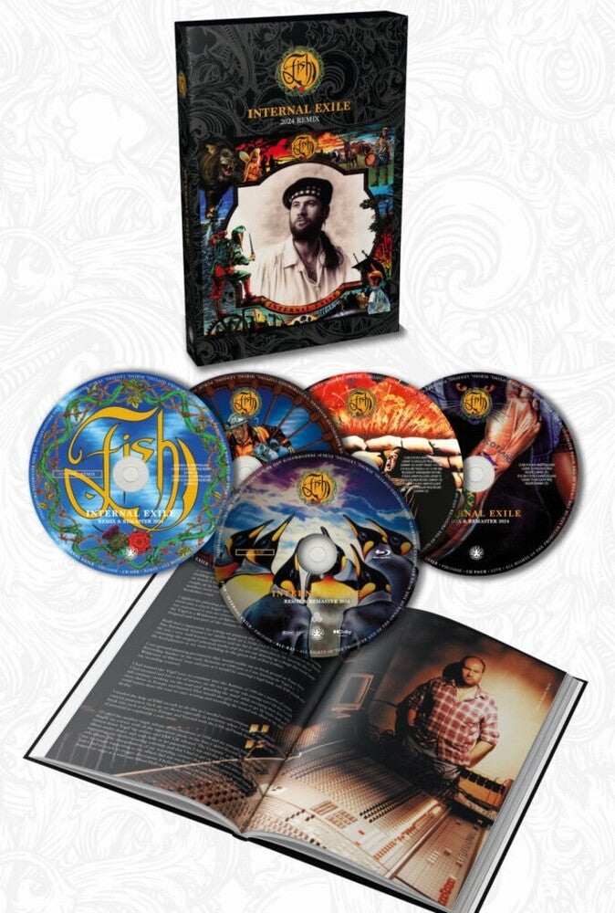 the album cover for Fish - Internal Exile - 4cd + Blu-Ray (Wbr) (Hol)