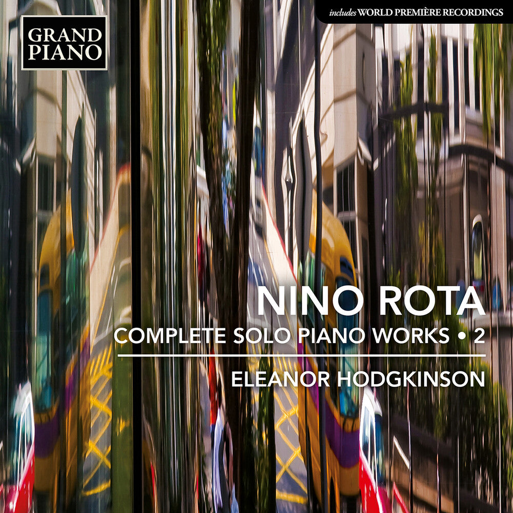 the album cover for Eleanor Hodgkinson - Rota: Complete Solo Pno Works Vol. 2
