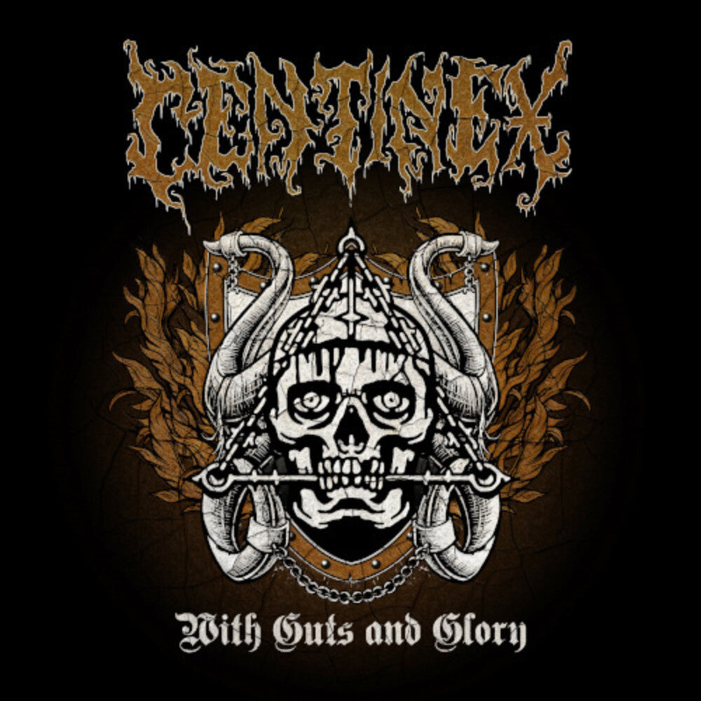 the album cover for Centinex - With Guts & Glory