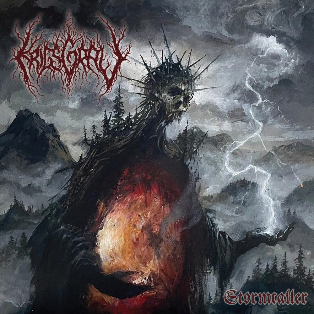 the album cover for Krigsgrav - Stormcaller